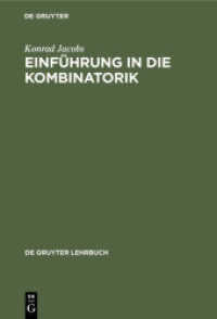 Einführung in die Kombinatorik (De Gruyter Lehrbuch)