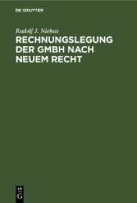 Rechnungslegung der GmbH nach neuem Recht : Kommentar zu den die GmbH betreffenden Vorschriften des Regierungsentwurfs eines Bilanzrichtlinie-Gesetzes vom 12.2.1982