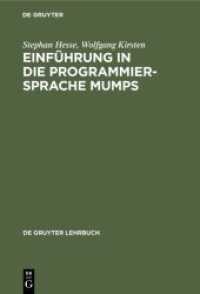 Einführung in die Programmiersprache MUMPS (De Gruyter Lehrbuch)