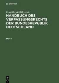 Handbuch des Verfassungsrechts der Bundesrepublik Deutschland （2. Aufl. 1994. XII, 1771 S. 240 mm）