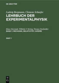 Ludwig Bergmann; Clemens Schaefer: Lehrbuch der Experimentalphysik. Band 1 Mechanik, Relativität, Wärme （11. Aufl. 1998. XVI, 1354 S. 1031 b/w ill., 44 b/w tbl. 240 mm）