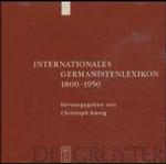 ゲルマニスト国際人名事典１８００－１９５０年（全３巻）<br>Internationales Germanistenlexikon 1800-1950, 1 CD-ROM : 1500 Germanistinnen/Germanisten aus 44 Ländern. Für Windows 95/98/ME/2000/NT4.0/XP （2003.）