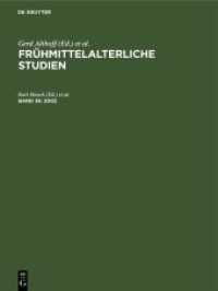 Frühmittelalterliche Studien. Band 36 2002