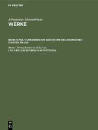 Athanasius Alexandrinus: Werke. Urkunden zur Geschichte des Arianischen Streites 318-328. Band III/Teil 1. Liefer Bis zur Ekthesis Makrostichos Lfg.3 (Athanasius Alexandrinus: Werke. Urkunden zur Geschichte des Arianischen Streites 318-328 Band III/T