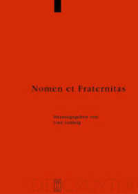 Nomen et Fraternitas : Festschrift für Dieter Geuenich zum 65. Geburtstag (Ergänzungsbände zum Reallexikon der Germanischen Altertumskunde 62)