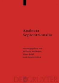 Analecta Septentrionalia : Beiträge zur nordgermanischen Kultur- und Literaturgeschichte (Reallexikon der Germanischen Altertumskunde, Ergänzungsbände Bd.65) （2009. XIII, 907 S. 1 Frontispiz. 240 mm）