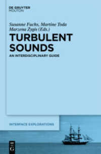 阻害音：学際的研究案内<br>Turbulent Sounds : An Interdisciplinary Guide (Interface Explorations [IE] 21) （2010. XII, 384 S. 230 mm）