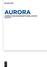 Aurora. Band 70-71 2010 - 2011 （2012. CLXXXVIII, 5 S. 240 mm）