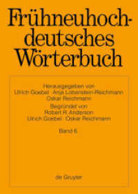 Frühneuhochdeutsches Wörterbuch. Band 6 g - glutzen Bd.6 : g - glutzen (Frühneuhochdeutsches Wörterbuch Band 6) （2010. 1237 S. 240 mm）