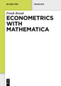 Econometrics with Mathematica (De Gruyter Textbook)