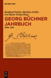 Georg Büchner Jahrbuch. Band 12 2009-2012 : 2009 - 2012 (Georg Büchner Jahrbuch Band 12) （2012. VIII, 408 S. 230 mm）