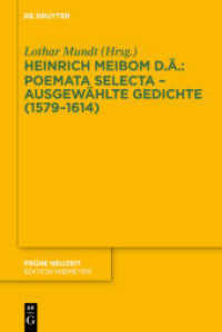 Poemata selecta - Ausgewählte Gedichte (1579-1614) (Frühe Neuzeit 174)