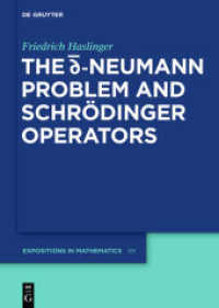 The d-bar Neumann Problem and Schrödinger Operators (De Gruyter Expositions in Mathematics 59)