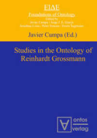 Studies in the Ontology of Reinhardt Grossmann (Eide 1)