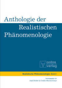 Anthologie der realistischen Phänomenologie (Realistische Phänomenologie / Realist Phenomenology 1)
