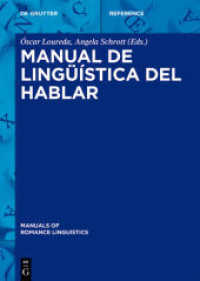 Manual de lingüística del hablar (Manuals of Romance Linguistics 28)
