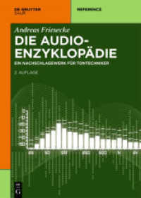 Die Audio-Enzyklopädie : Ein Nachschlagewerk für Tontechniker (De Gruyter Reference)
