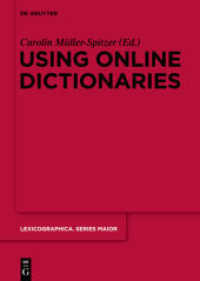Using Online Dictionaries (Lexicographica， Series Maior 145)