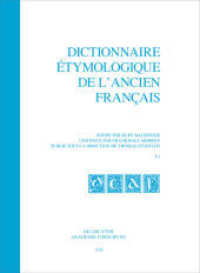 Dictionnaire étymologique de l'ancien français (DEAF). Buchstabe F / Dictionnaire étymologique de l'ancien français (DEA (Dictionnaire étymologique de l'ancien français (DEAF). Buchstabe F Fasc 3)