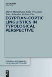 Egyptian-Coptic Linguistics in Typological Perspective (Empirical Approaches to Language Typology [EALT] 55)