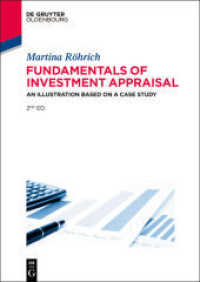 Fundamentals of Investment Appraisal : An Illustration based on a Case Study (De Gruyter Studium) -- Hardback （2nd editio）