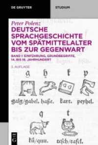 Einführung · Grundbegriffe · 14. bis 16. Jahrhundert (De Gruyter Studium)