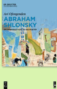 Abraham Shlonsky : An Introduction to His Poetry