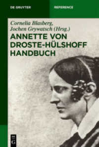 Annette von Droste-Hülshoff Handbuch (De Gruyter Reference)