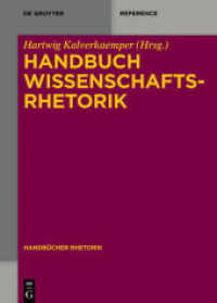 Handbuch Wissenschaftsrhetorik (Handbücher Rhetorik 13)