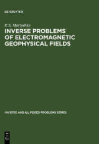 Inverse Problems of Electromagnetic Geophysical Fields (Inverse and Ill-Posed Problems Series .17)