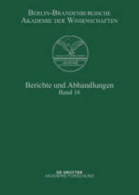 Berichte und Abhandlungen. Band 16 Berichte und Abhandlungen. Band 16 (Berichte und Abhandlungen Band 16)
