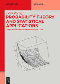 Probability Theory and Statistical Applications : A Profound Treatise for Self-Study (De Gruyter Graduate)