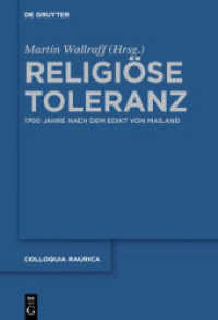 Religiöse Toleranz : 1700 Jahre nach dem Edikt von Mailand (CR - Colloquia Raurica 14)