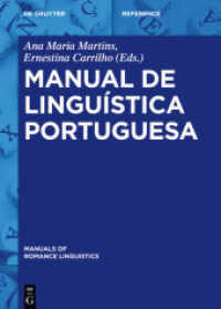 Manual de linguística portuguesa (Manuals of Romance Linguistics .16)