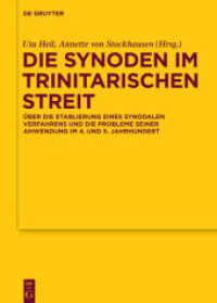 Die Synoden im trinitarischen Streit : Über die Etablierung eines synodalen Verfahrens und die Probleme seiner Anwendung im 4. und 5. Jahrhundert (Texte und Untersuchungen zur Geschichte der altchristlichen Literatur 177)