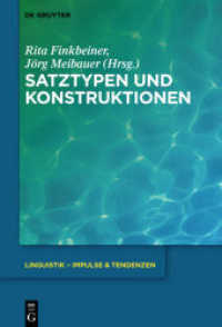 Satztypen und Konstruktionen (Linguistik - Impulse & Tendenzen 65)