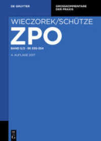 Zivilprozessordnung und Nebengesetze. Band 5/2    330-354 (Großkommentare der Praxis)