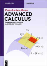 Advanced Calculus : Differential Calculus and Stokes' Theorem (De Gruyter Textbook)
