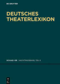 Deutsches Theater-Lexikon. Nachtragsband 6 Schae - Sr