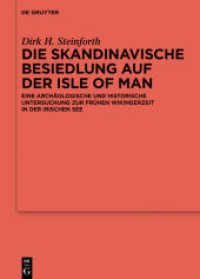 Die skandinavische Besiedlung auf der Isle of Man : Eine archäologische und historische Untersuchung zur frühen Wikingerzeit in der Irischen See (Ergänzungsbände zum Reallexikon der Germanischen Altertumskunde 92) （2015. IX, 458 S. 8 col. ill., 3 b/w tbl., 12 b/w and 5 col. ld, 25 Abb）