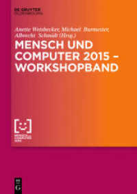 Mensch und Computer 2015 - Workshopband (Mensch & Computer Tagungsbände) （2015. XVI, 724 S. 240 mm）