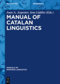Manual of Catalan Linguistics (Manuals of Romance Linguistics)