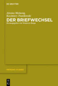 Der Briefwechsel (Meinong Studies / Meinong Studien 7)