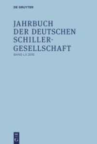 Jahrbuch der Deutschen Schillergesellschaft. Band 60 2016