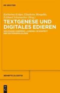 Textgenese und digitales Edieren : Wolfgang Koeppens Jugend im Kontext der Editionsphilologie (editio / Beihefte 40)