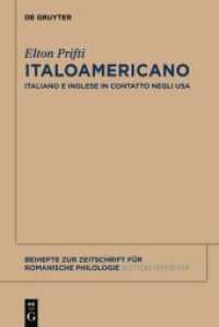 Italoamericano: Italiano E Inglese in Contatto Negli Usa. Analisi Diacronica Variazionale E Migrazionale (Beihefte Zur Zeitschrift Für Romanische Philologie") 〈375〉