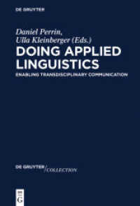 Doing Applied Linguistics : Enabling Transdisciplinary Communication (De Gruyter Collection)