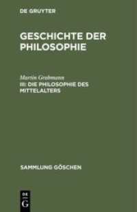 Martin Grabmann: Geschichte der Philosophie / Die Philosophie des Mittelalters (Sammlung Göschen 826)