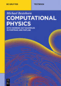 Computational Physics : With Worked Out Examples in FORTRAN and MATLAB (De Gruyter Textbook)