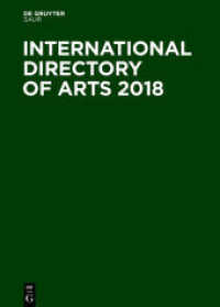 International Directory of Arts 2018 : eBookPlus （42. Aufl. 2017. 2989 S. 240.00 mm）